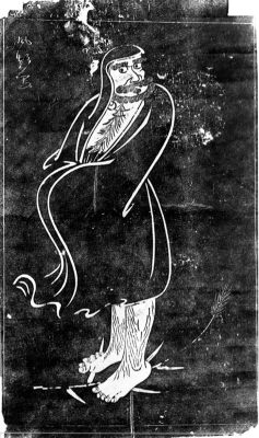  Bodhidharma Crossing the Yangtze, Uma Viagem Espiritual Através da Caligrafia e Tinta Dourada